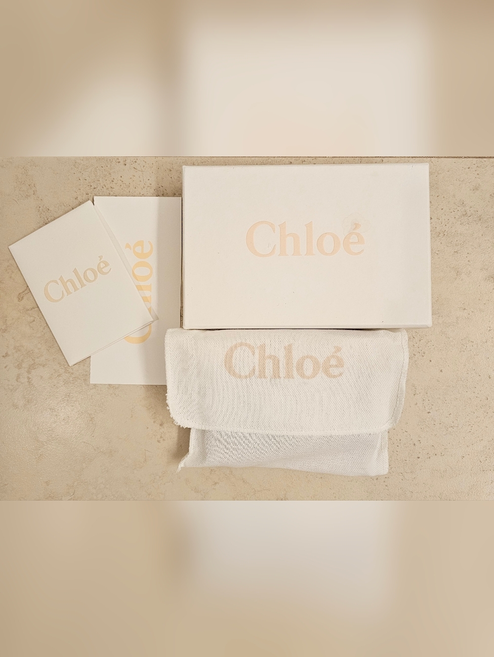 CHLOE Compact Tri-Fold Croc-Embossed Wallet - Picture 10 of 10